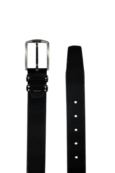 Siyah Klasik Rugan Deri Kemer