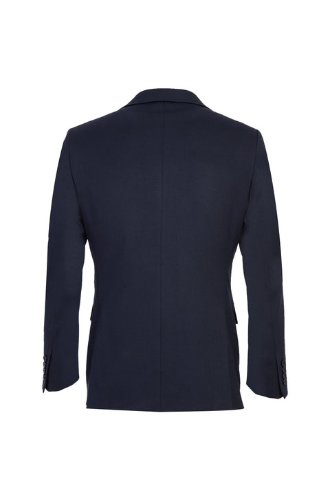 Koyu Lacivert 6 Drop Regular Fit Standart Kesim Yelekli Takım Elbise