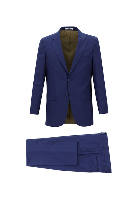 Orta Lacivert 4 Drop Relaxed Fit Rahat Kesim Takım Elbise