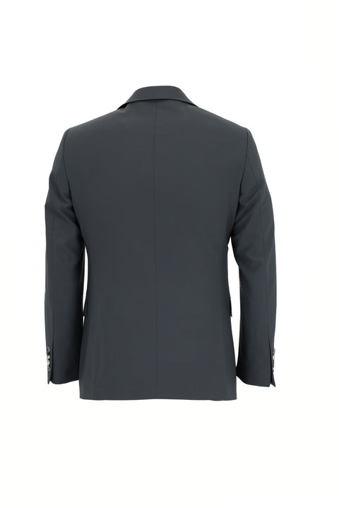 Orta Füme 6 Drop Regular Fit Standart Kesim Yünlü Takım Elbise
