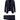 Koyu Lacivert Slim Fit Dar Kesim Mono Yaka Yelekli Smokin & Damatlık