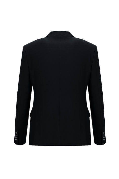 Koyu Lacivert 7 Drop Slim Fit Dar Kesim Şal Yaka Yelekli Smokin & Damatlık