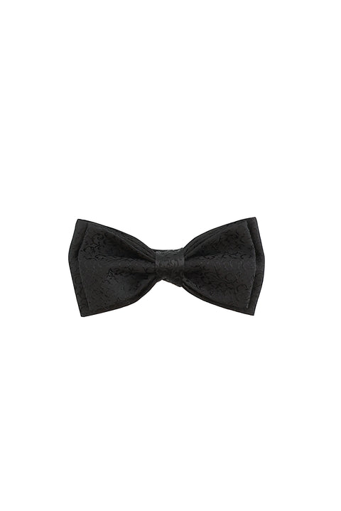 Siyah 7 Drop Slim Fit Dar Kesim Sivri Yaka Yelekli Smokin & Damatlık