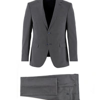 Koyu Lacivert 7 Drop Slim Fit Dar Kesim Desenli Takım Elbise