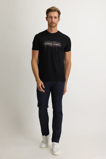 Havacı Mavi Slim Fit Dar Kesim Likralı Denim Look Pantolon