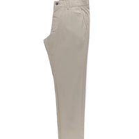 Orta Bej Regular Fit Saten Likralı Kanvas / Chino Pantolon