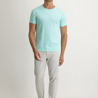 Stone Slim Fit Narrow Cut Eyelet Stretchy Canvas / Chino Trousers