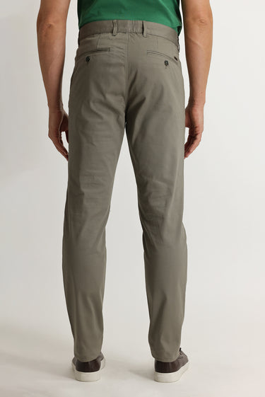 Çağla Yeşili Relaxed Fit Rahat Kesim Kuşgözü Likralı Kanvas / Chino Pantolon