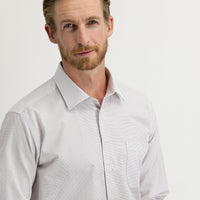 Mercan Kırmızı Uzun Kol Regular Fit Kareli Gömlek