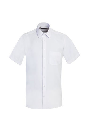 Beyaz Kısa Kol Regular Fit Gömlek