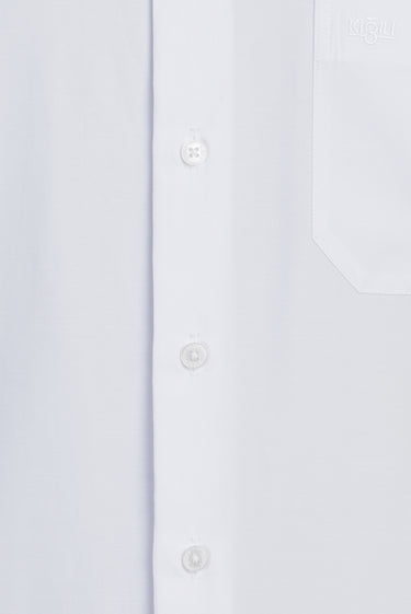 Beyaz Kısa Kol Regular Fit Gömlek