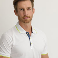 Beyaz Polo Yaka Regular Fit Tişört
