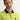 Çağla Yeşili Polo Yaka Slim Fit Dar Kesim Desenli Tişört