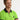 Fıstık Yeşili Polo Yaka Slim Fit Dar Kesim Desenli Tişört