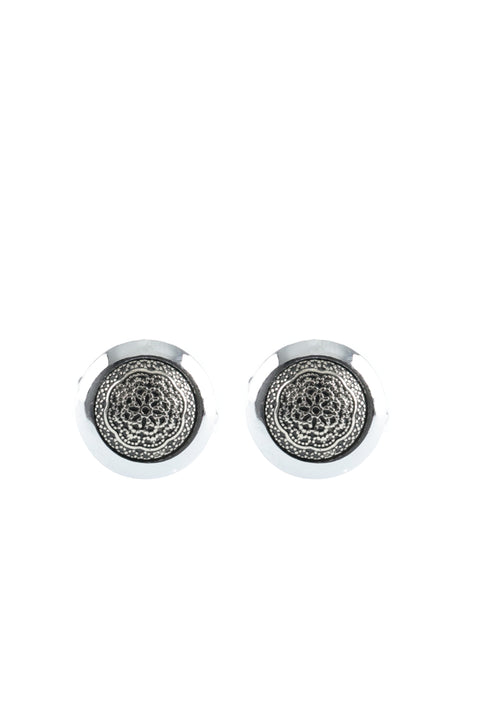 Medium Navy Blue Stone Cufflinks