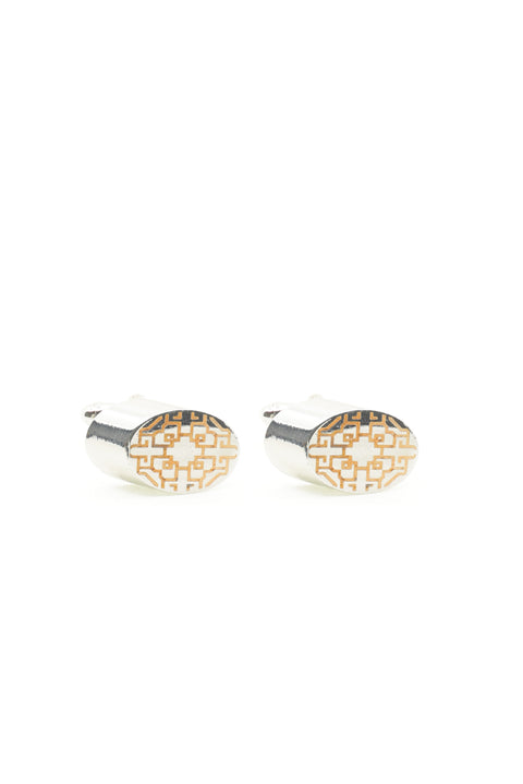 Metallic Gray Cufflinks