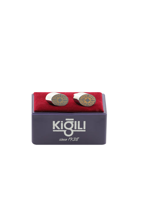 Metallic Gray Cufflinks