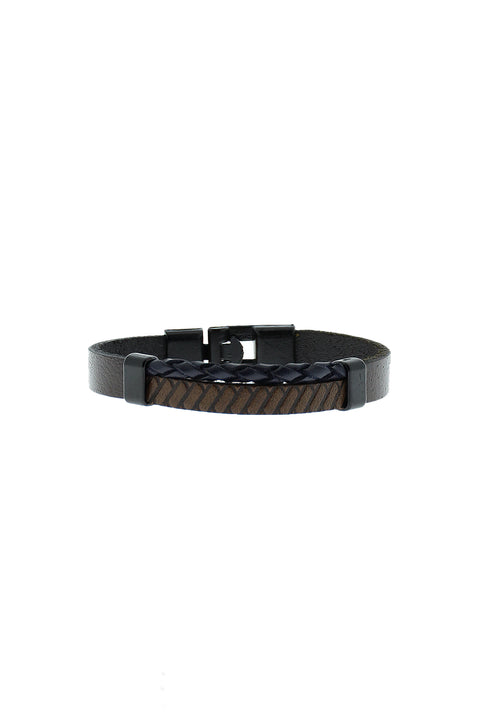 Dark Brown Leather Bracelet