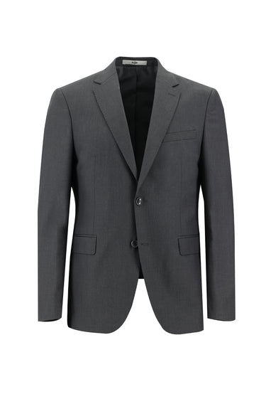 Orta Füme Slim Fit Dar Kesim Klasik Takım Elbise