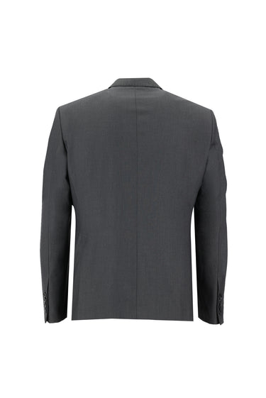 Orta Füme Slim Fit Dar Kesim Klasik Takım Elbise