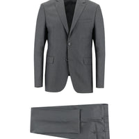 Koyu Füme 7 Drop Slim Fit Dar Kesim Takım Elbise