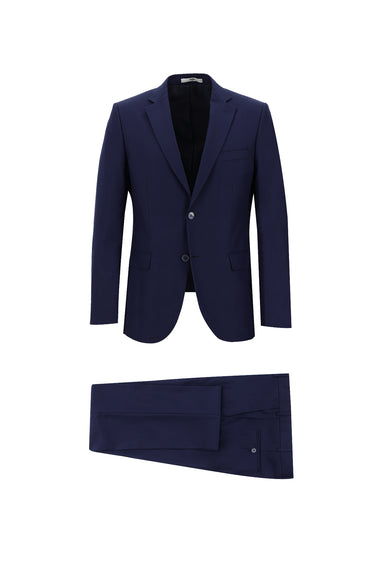 Açık Lacivert Relaxed Fit Rahat Kesim Klasik Takım Elbise