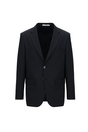 Siyah Lacivert Slim Fit Dar Kesim Klasik Takım Elbise