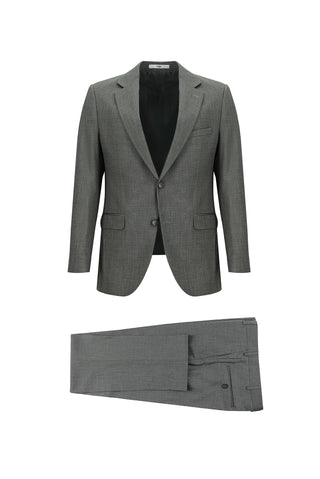 Açık Füme 7 Drop Slim Fit Dar Kesim Takım Elbise
