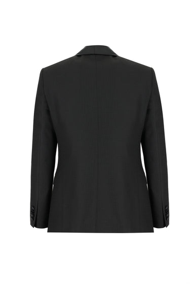 Siyah Slim Fit Dar Kesim Şal Yaka Yelekli Smokin & Damatlık