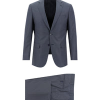 Açık Lacivert 6 Drop Regular Fit Standart Kesim Desenli Takım Elbise
