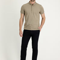 Siyah Regular Fit Standart Kesim Desenli Likralı Kanvas / Chino Pantolon