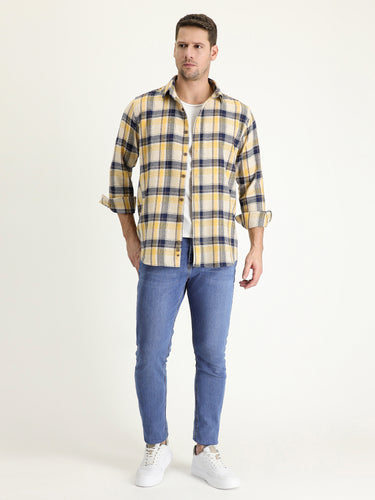 Açık Mavi Slim Fit Dar Kesim Likralı Denim Pantolon