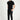 Koyu Siyah Slim Fit Dar Kesim Klasik Kumaş Pantolon