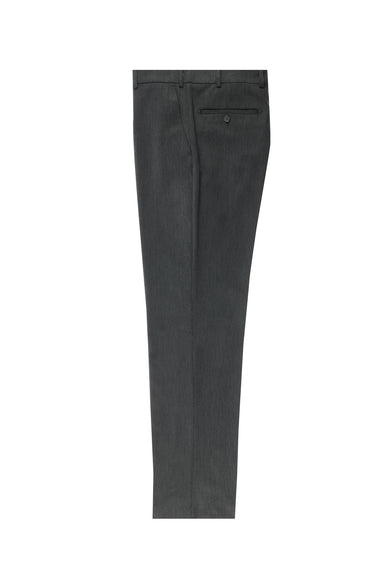 Koyu Füme Relaxed Fit Rahat Kesim Likralı Klasik Kumaş Pantolon