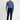 Orta Lacivert Slim Fit Dar Kesim Likralı Kanvas / Chino Pantolon