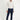 Orta Lacivert Slim Fit Dar Kesim Likralı Kanvas / Chino Pantolon