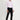Siyah Relaxed Fit Rahat Kesim Likralı Kanvas / Chino Pantolon