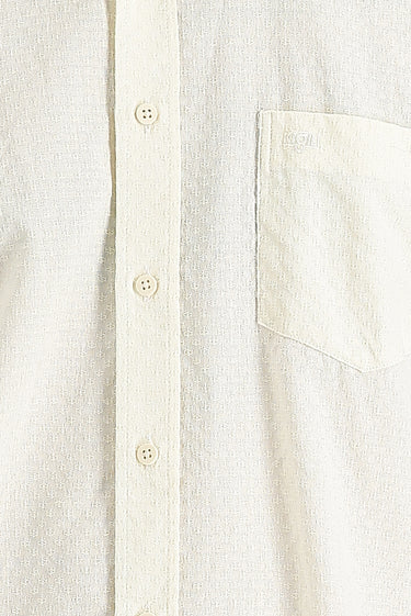 Ekru Uzun Kol Relaxed Fit Rahat Kesim Desenli Gömlek