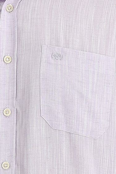 Açık Mor Uzun Kol Düz Klasık Gömlek