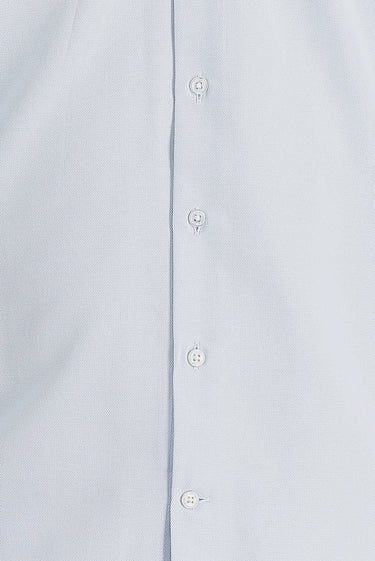 Uçuk Mavi Uzun Kol Slim Fit Dar Kesim Klasik Desenli Pamuklu Kolay Ütülenebilir Gömlek