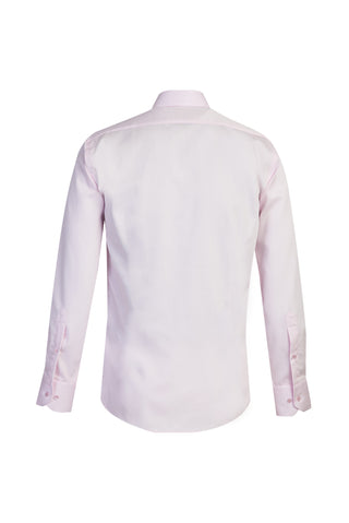 Toz Pembe Uzun Kol Non Iron Klasik Pamuklu Gömlek