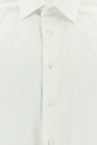 Beyaz Uzun Kol Slim Fit Dar Kesim Klasik Pamuk Gömlek