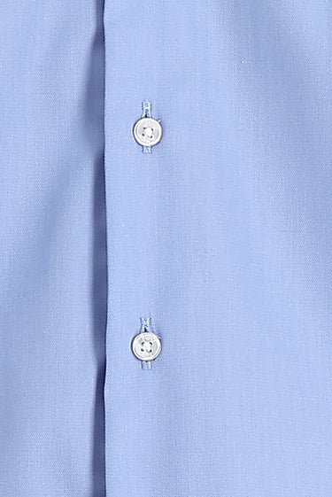 Aqua Mavisi Uzun Kol Non Iron Klasik Pamuklu Gömlek