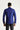 Orta Lacivert Uzun Kol Slim Fit Dar Kesim Klasik Non Iron Saten Pamuklu Gömlek