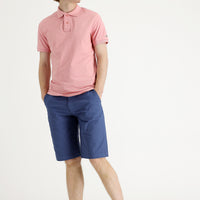 Havacı Mavi Regular Fit Pamuklu Bermuda Şort