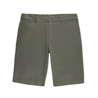Light Khaki Regular Fit Standard Cut Cotton Bermuda Shorts