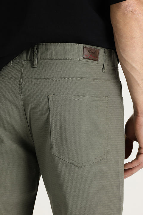 Medium Khaki Regular Fit Standard Cut Bermuda Shorts
