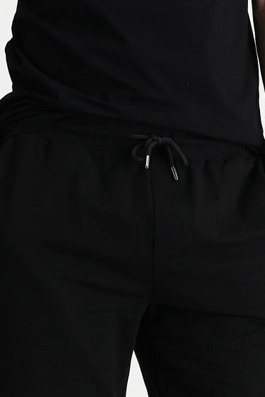 Siyah Pamuklu Sweat Şort