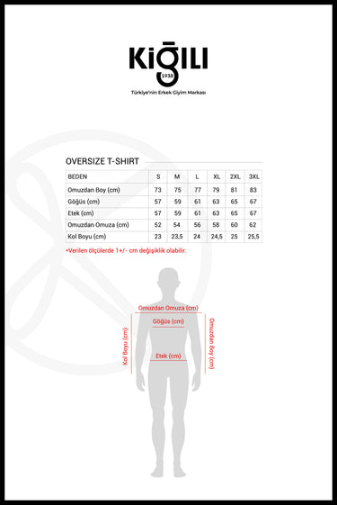 Siyah Bisiklet Yaka Oversize Süprem Pamuk Tişört