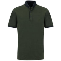 Orta Haki Polo Yaka Regular Fit Tişört